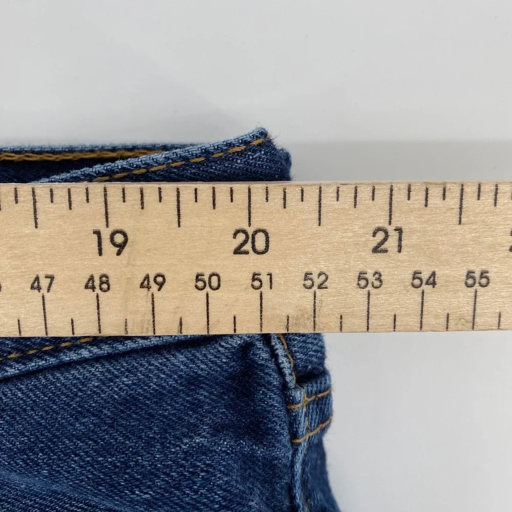 Levi Strauss 550 Relaxed Fit Mens 42 x 31 Denim Blue Jeans Dark Wash